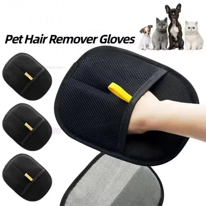 Reusable Pet Hair Removal Gloves for Furniture and Carpets