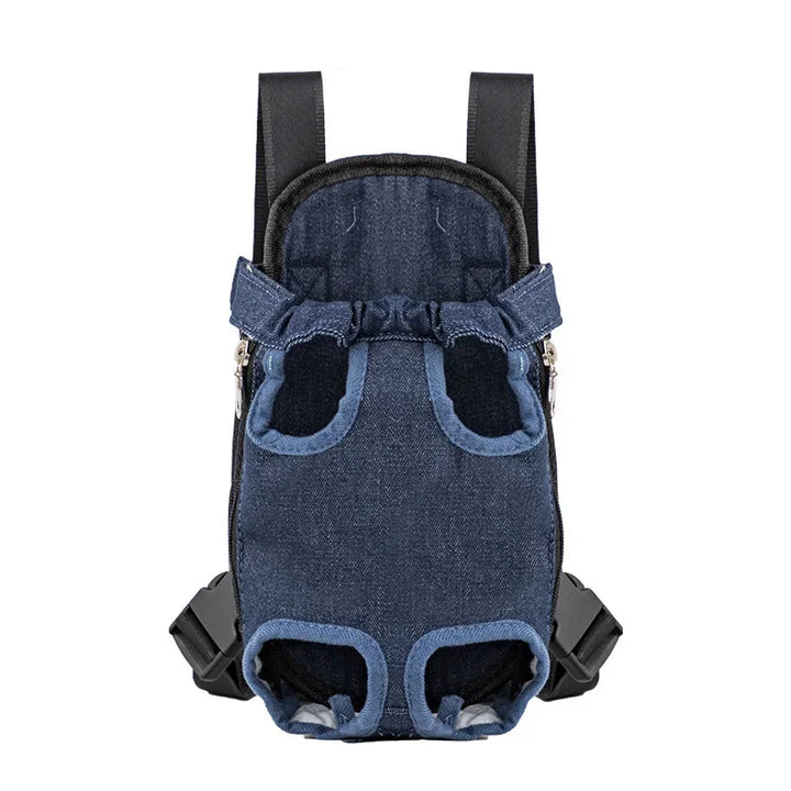 Upgraded Adjustable Cat & Dog Carrier Backpack – Portable Pet Travel Bag for Outdoor Hiking, Camping & Chest Carry