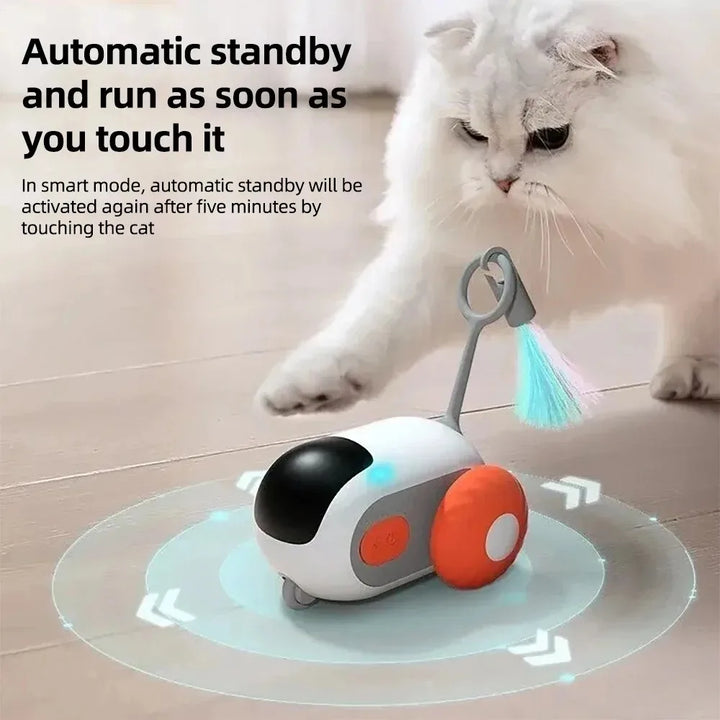 Smart Remote-Controlled Cat Toy – Automatic Interactive Moving Car for Active Play
