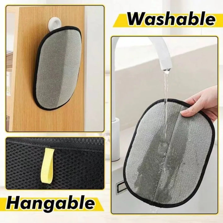 Double-Sided Pet Grooming Gloves and Hair Remover Mitt