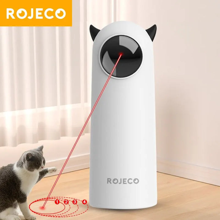 ROJECO Interactive Laser Cat Toy for Indoor Pet Play