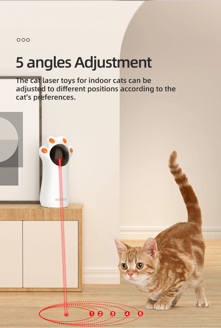 ROJECO Automatic Cat Laser Toy for Indoor Cats