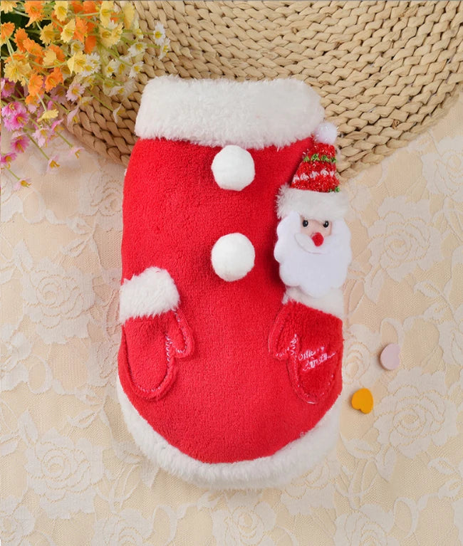 Hand Sewn-Festive-Pet Christmas Outfits