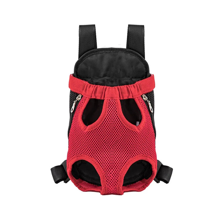 Upgraded Adjustable Cat & Dog Carrier Backpack – Portable Pet Travel Bag for Outdoor Hiking, Camping & Chest Carry