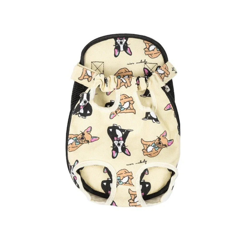 Upgraded Adjustable Cat & Dog Carrier Backpack – Portable Pet Travel Bag for Outdoor Hiking, Camping & Chest Carry