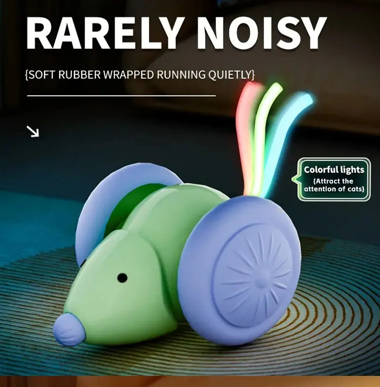 Pet Toys Interactive Cat Toy Electric Mouse Car - Automatic Teaser with Intelligent Obstacle Avoidance Pet Products
