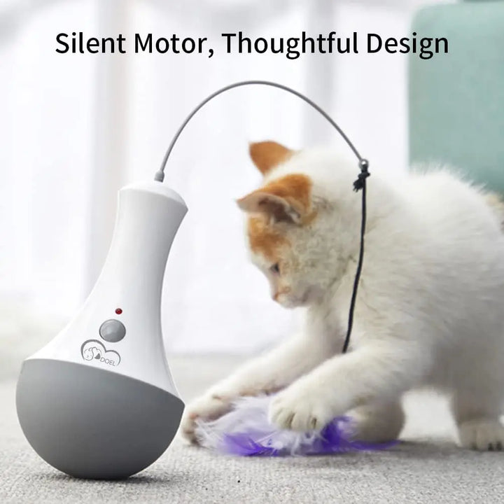 DOEL Automatic Cat Feather Toy with 360° Rotation