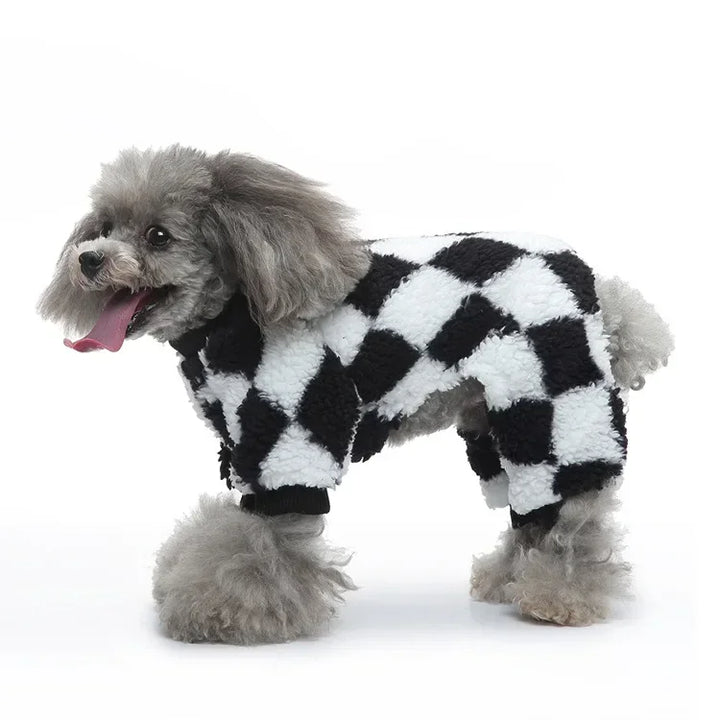 Pet Winter Clothes for Dogs Jumpsuit Pajamas
