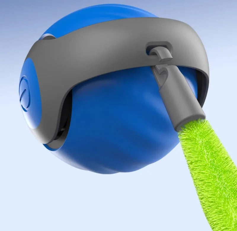 USB Rechargeable Automatic Rolling Ball Cat Toy with Tail