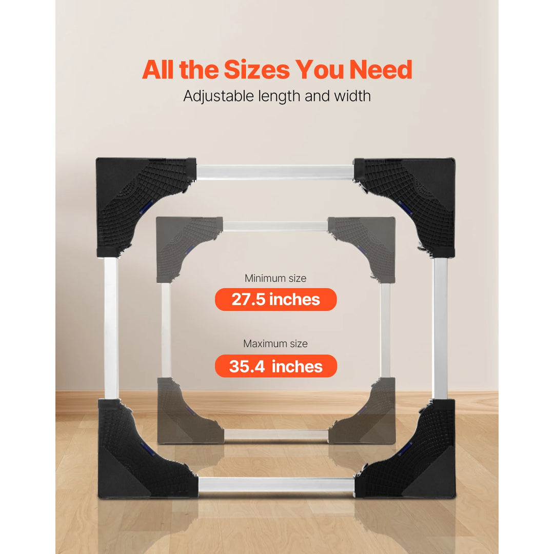 1100 lbs Adjustable Furniture Dolly for Washer and Fridge