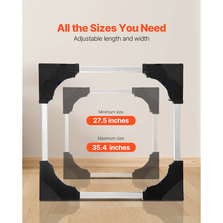 1100 lbs Adjustable Furniture Dolly for Washer and Fridge