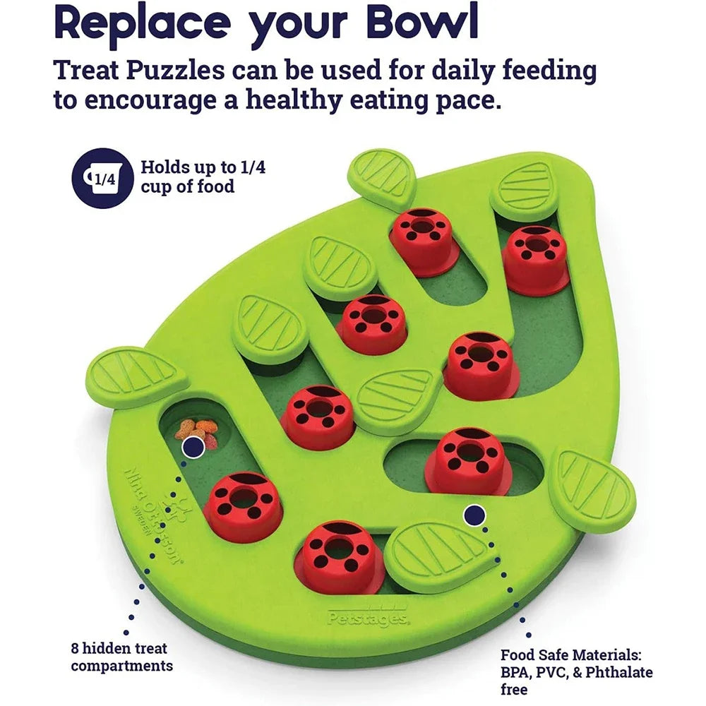 Interactive Cat Puzzle Slow Feeder Toy and Treat Board
