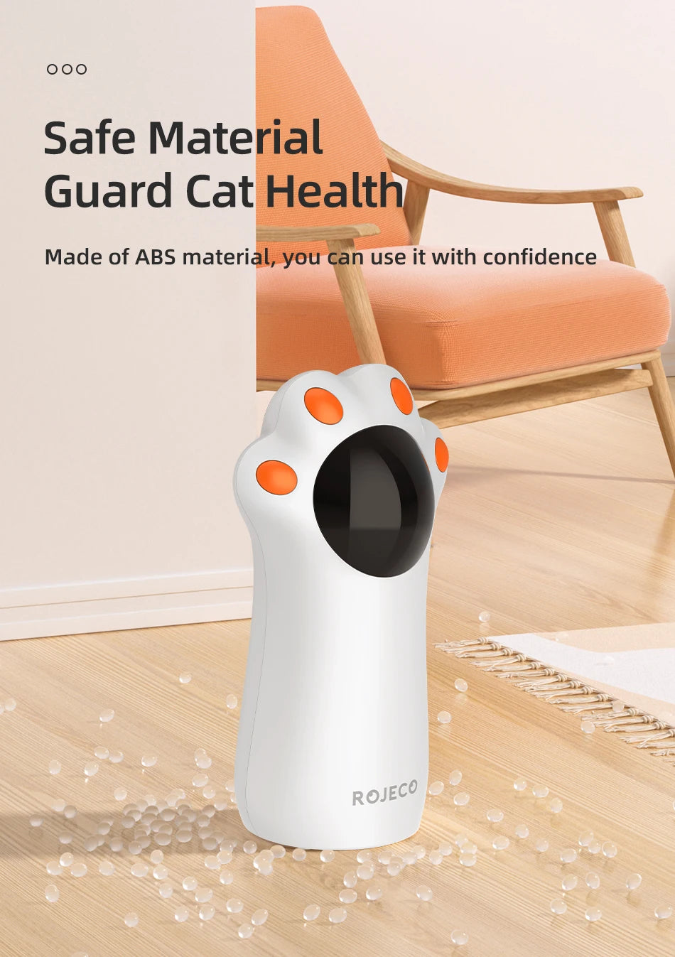 ROJECO Automatic Cat Laser Toy for Indoor Cats