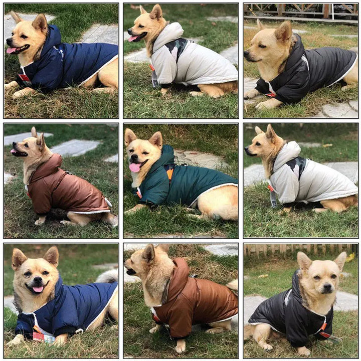 Pet Dog Clothes Winter Warm Waterproof Jacket For Small Dogs