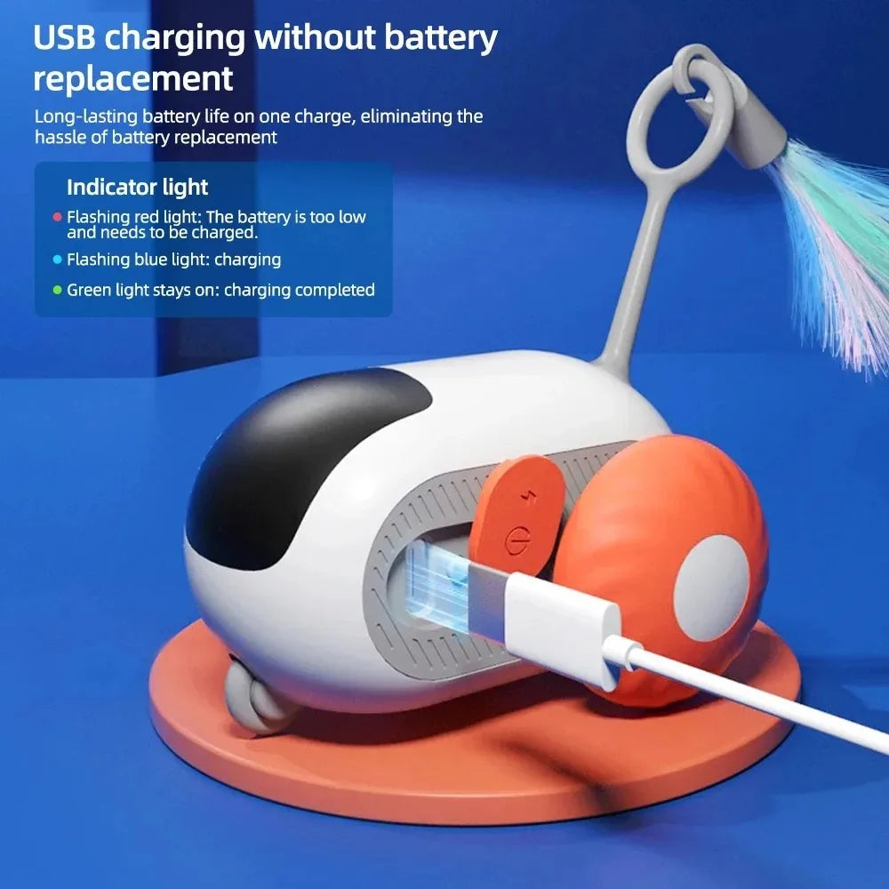 Smart Remote-Controlled Cat Toy – Automatic Interactive Moving Car for Active Play