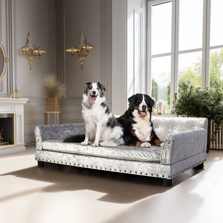 Large-Luxury Sofa Pet Bed – Cushioned & Durable