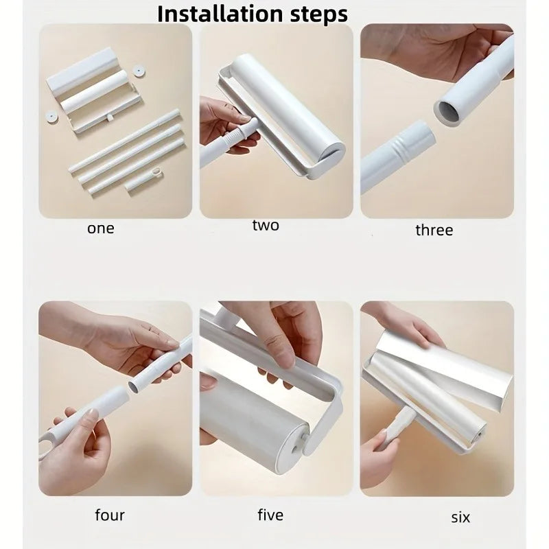 19cm Pet Hair Lint Roller Set with 3 Refill Rolls