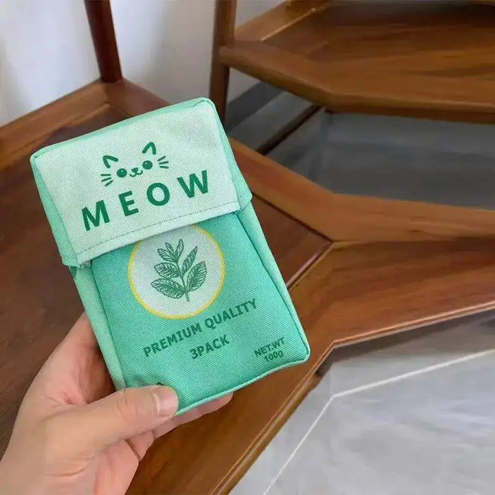 Mint Cigarette Cat Toy Chew Stick for Indoor Cats