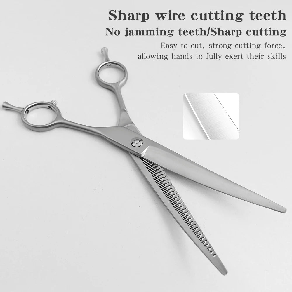 7.25 Inch VG10 Steel Professional Pet Grooming Scissors