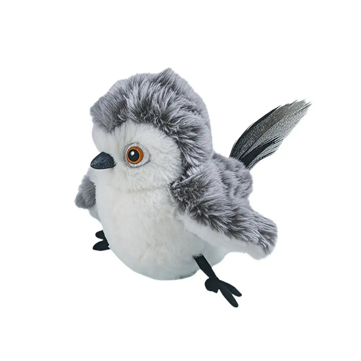 Interactive Flapping Bird Cat Toy with Chirping Sound Sparrow