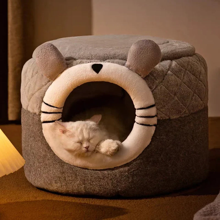 Cozy Pet Cave – Warm With Removable Cushion