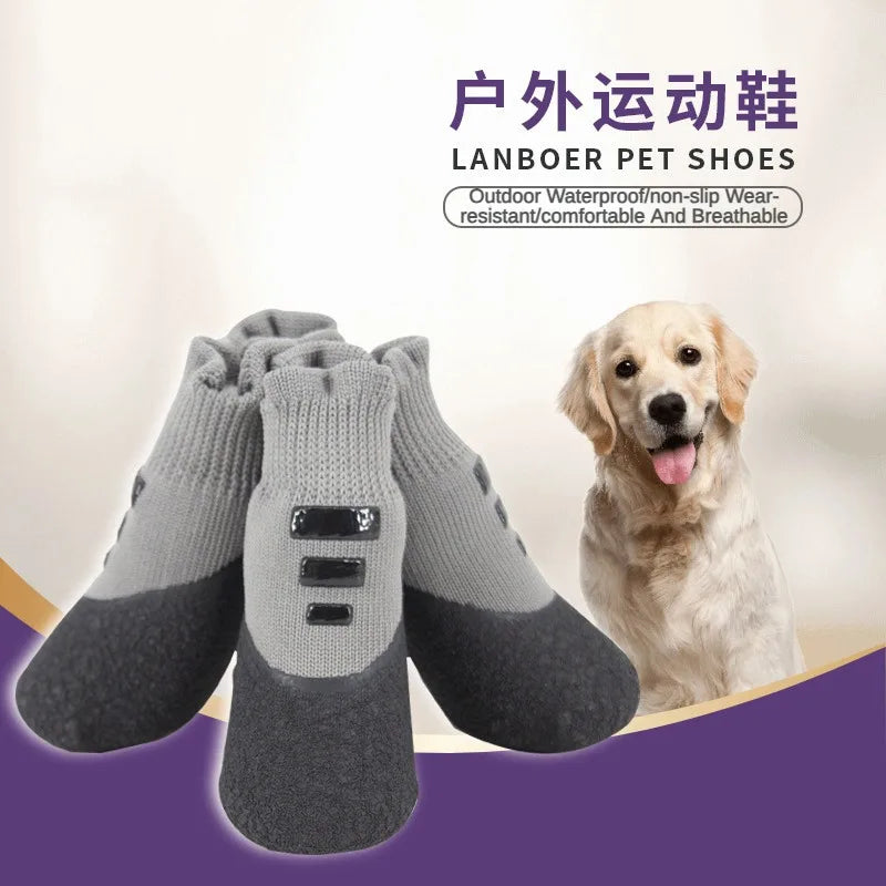 Waterproof Wear-Resistant Pet Shoes - Customizable Outdoor Socks