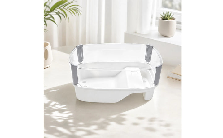 Turtle Aquarium with Basking Platform and Drainage 35cm
