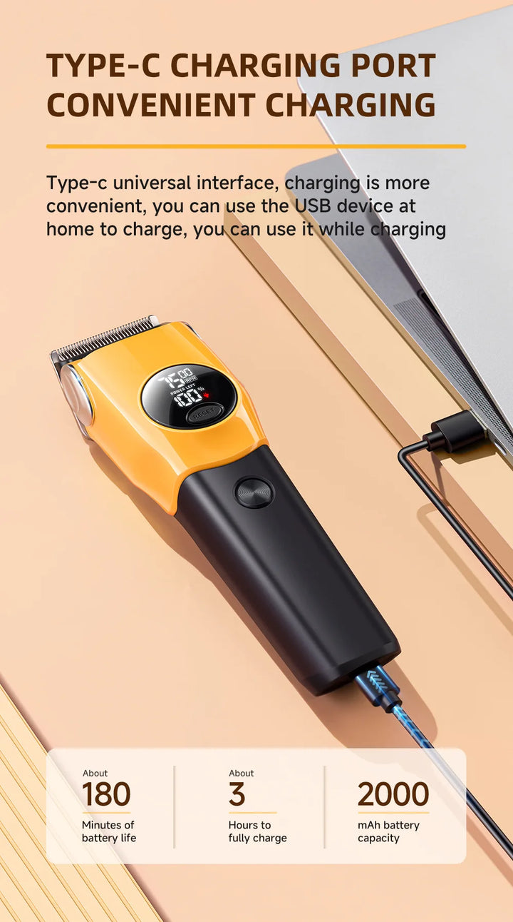 Rechargeable Dog and Cat Hair Clipper with Wide Voltage