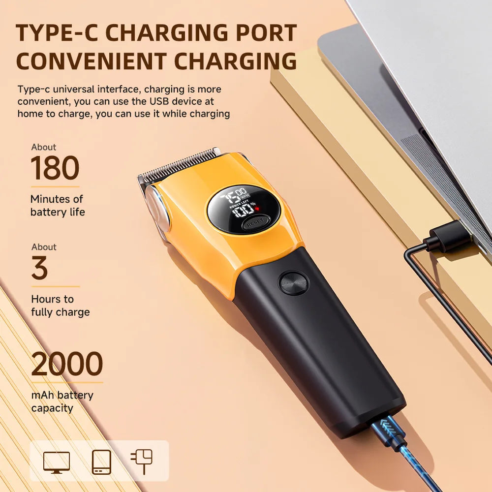 Rechargeable Dog and Cat Hair Clipper with Wide Voltage
