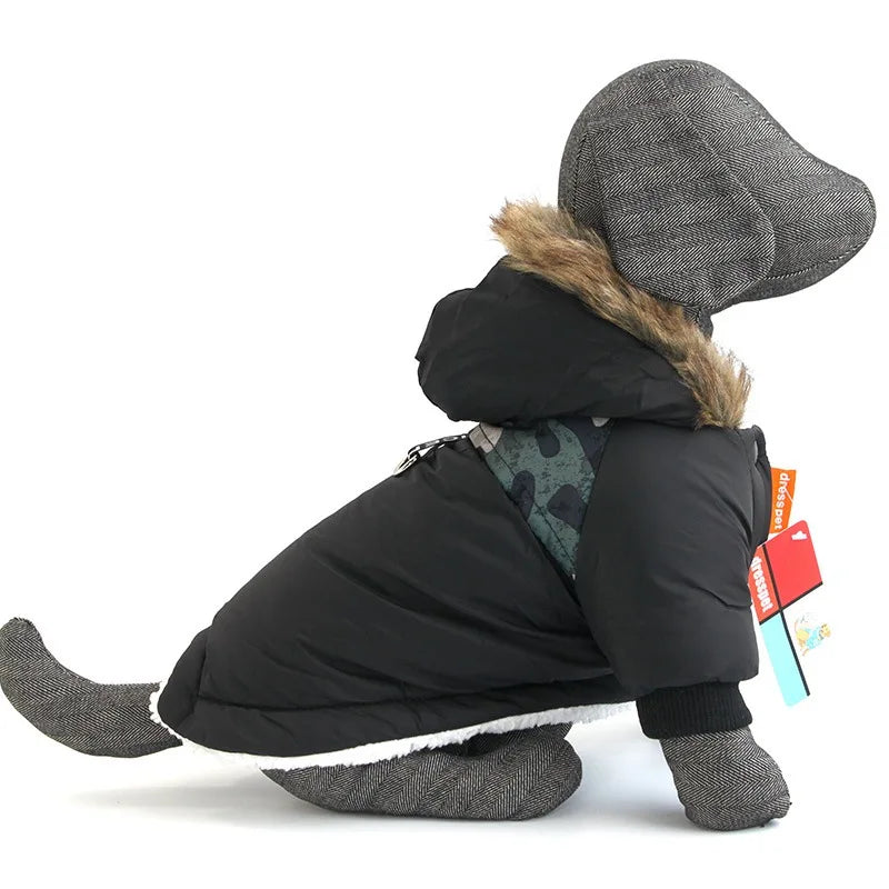 Pet Dog Clothes Winter Warm Waterproof Jacket For Small Dogs