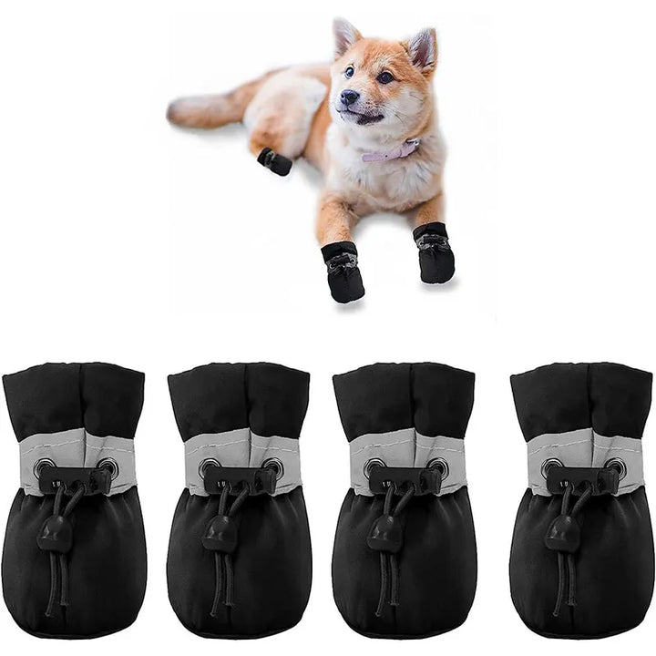 4pcs Waterproof Pet Dog Shoes