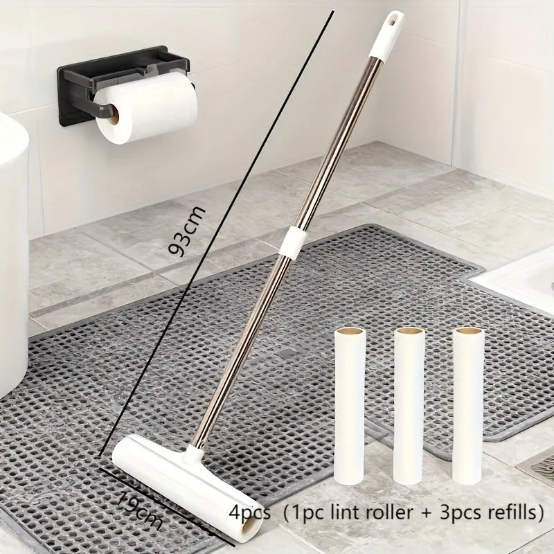 19cm Pet Hair Lint Roller Set with 3 Refill Rolls