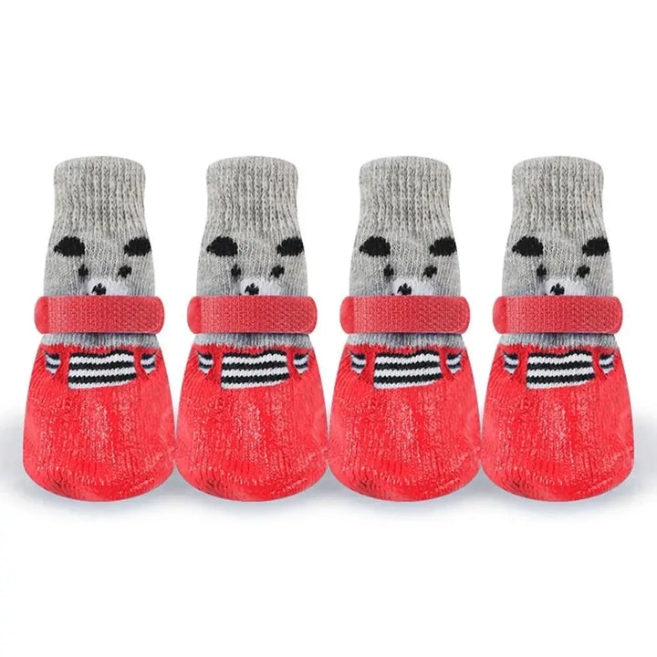 Autumn Winter Pet Dog Shoes Socks