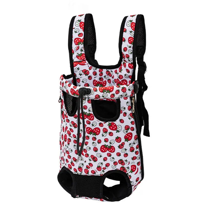 Upgraded Adjustable Cat & Dog Carrier Backpack – Portable Pet Travel Bag for Outdoor Hiking, Camping & Chest Carry