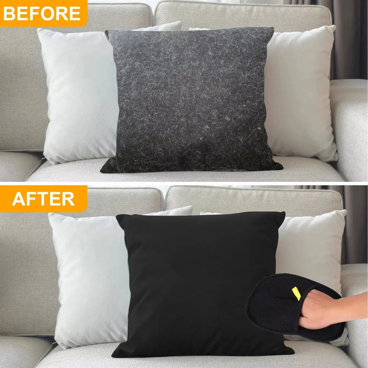 Double-Sided Pet Grooming Gloves and Hair Remover Mitt