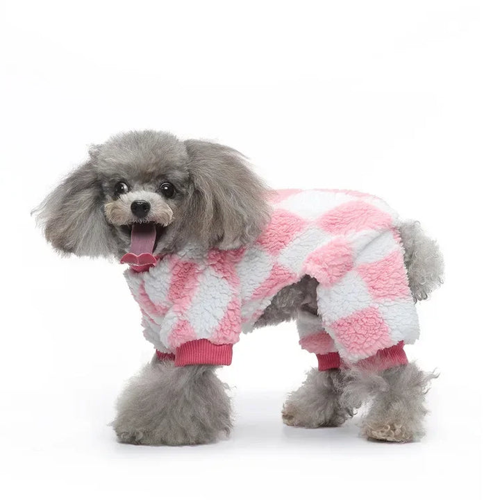 Pet Winter Clothes for Dogs Jumpsuit Pajamas