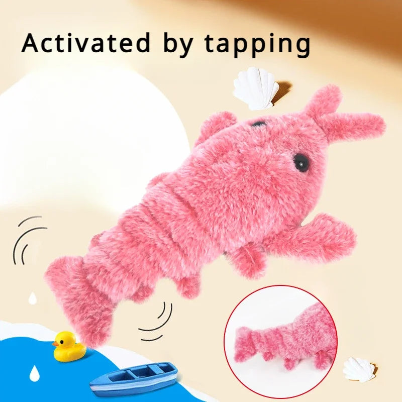Automatic Jumping Lobster Cat Toy – USB Rechargeable