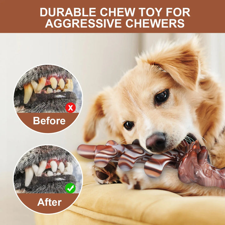 Beef Flavor Dog Chew Toy Lobster and Rabbit Shapes