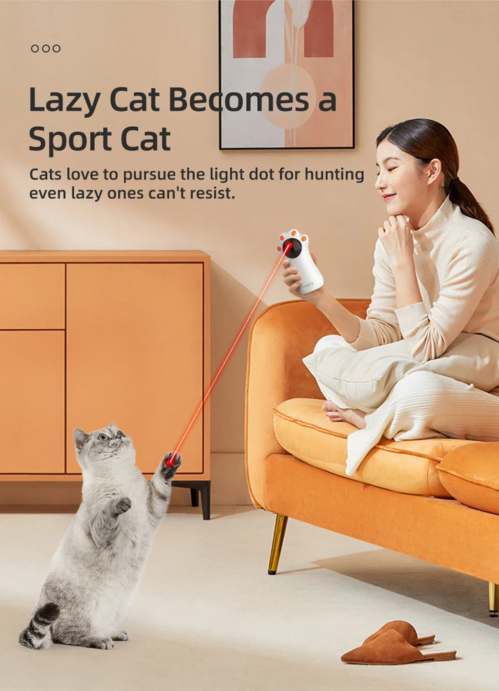 ROJECO Automatic Cat Laser Toy for Indoor Cats