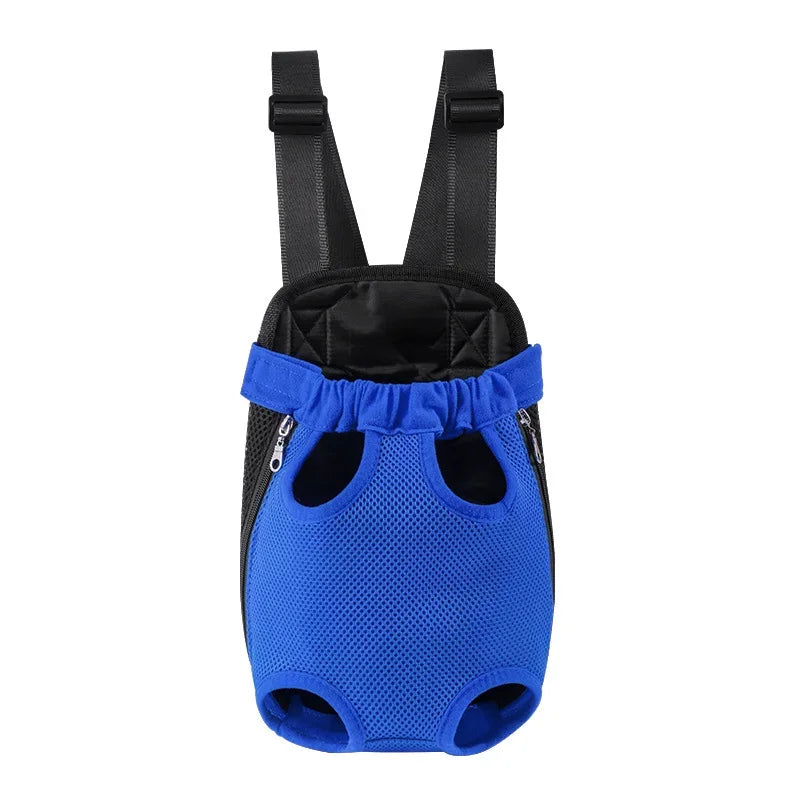Upgraded Adjustable Cat & Dog Carrier Backpack – Portable Pet Travel Bag for Outdoor Hiking, Camping & Chest Carry