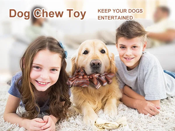 Beef Flavor Dog Chew Toy Lobster and Rabbit Shapes