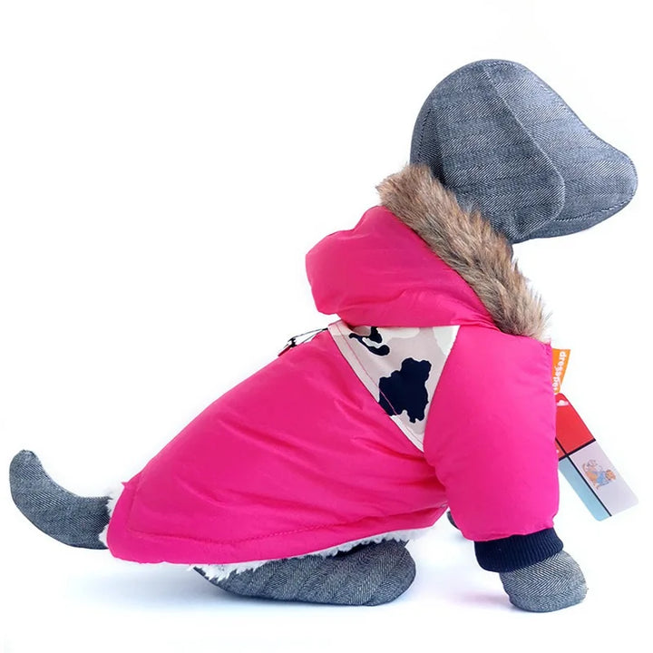 Pet Dog Clothes Winter Warm Waterproof Jacket For Small Dogs