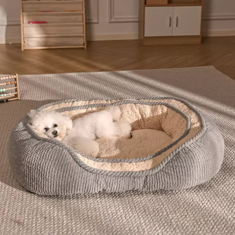 "Cozy Dog Bed – Soft Cushion Mat for Small, Medium & Large Breeds – Kennel, Crate, or Sofa Bedding – Pet Accessory for Puppies & Dogs"