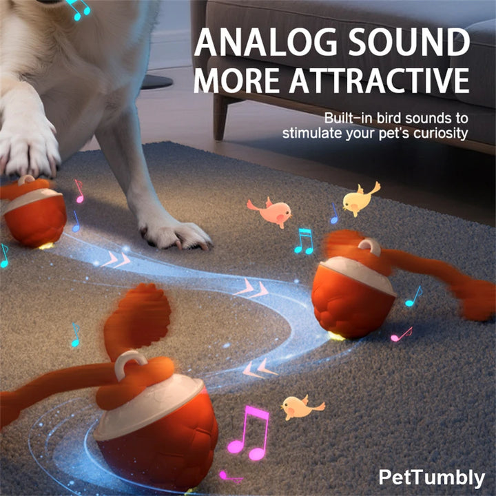 Smart Self-Rolling Electric Dog Ball with Sound Toy