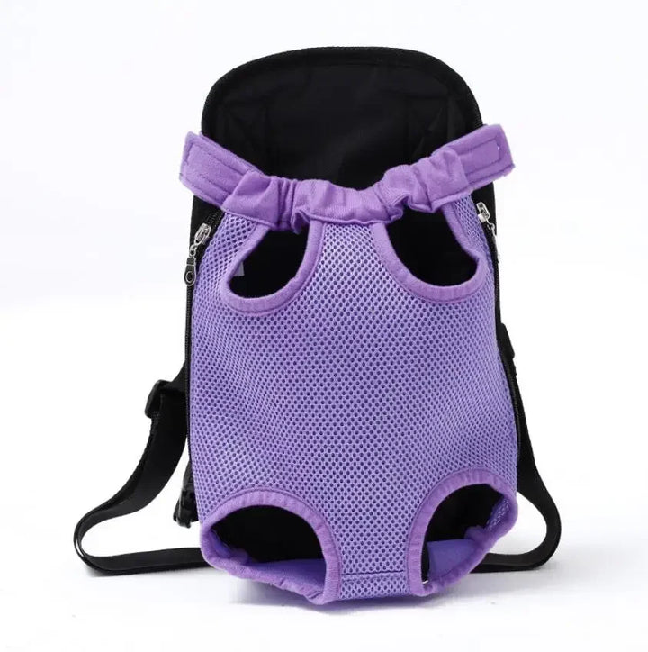 Upgraded Adjustable Cat & Dog Carrier Backpack – Portable Pet Travel Bag for Outdoor Hiking, Camping & Chest Carry