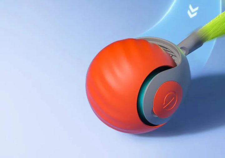 USB Rechargeable Automatic Rolling Ball Cat Toy with Tail