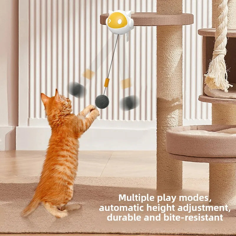 Automatic Lifting Cat Toy Ball Interactive Electric Pet Toy