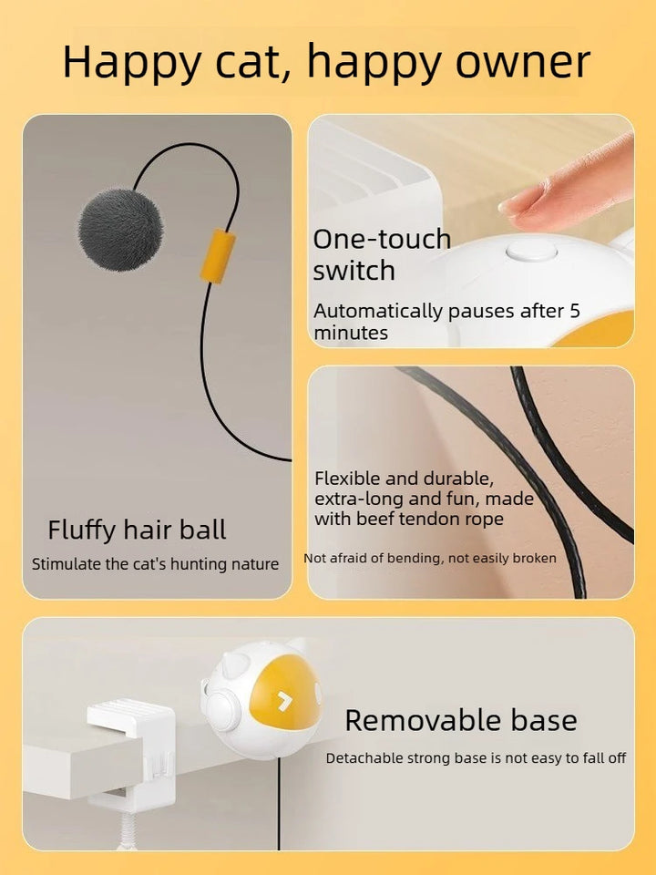 Automatic Lifting Cat Toy Ball Interactive Electric Pet Toy