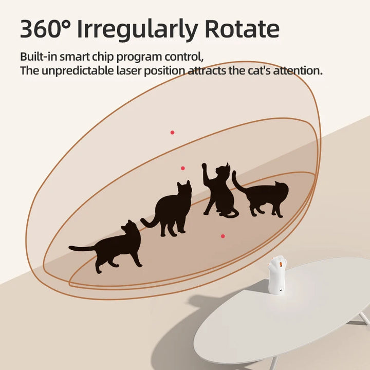 ROJECO Automatic Cat Laser Toy for Indoor Cats