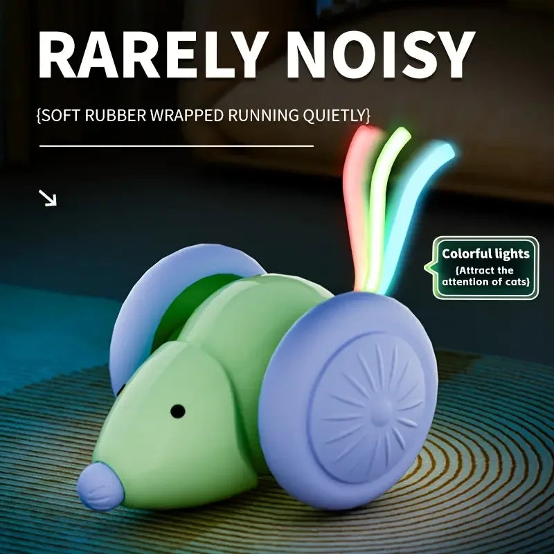 Pet Toys Interactive Cat Toy Electric Mouse Car - Automatic Teaser with Intelligent Obstacle Avoidance Pet Products